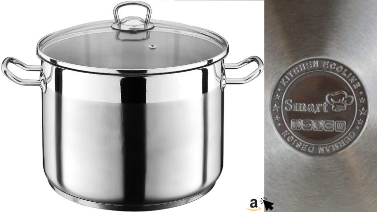 NEZE Butterwärmer - Induktionsgeeigneter Edelstahltopf Mit Ausgießer